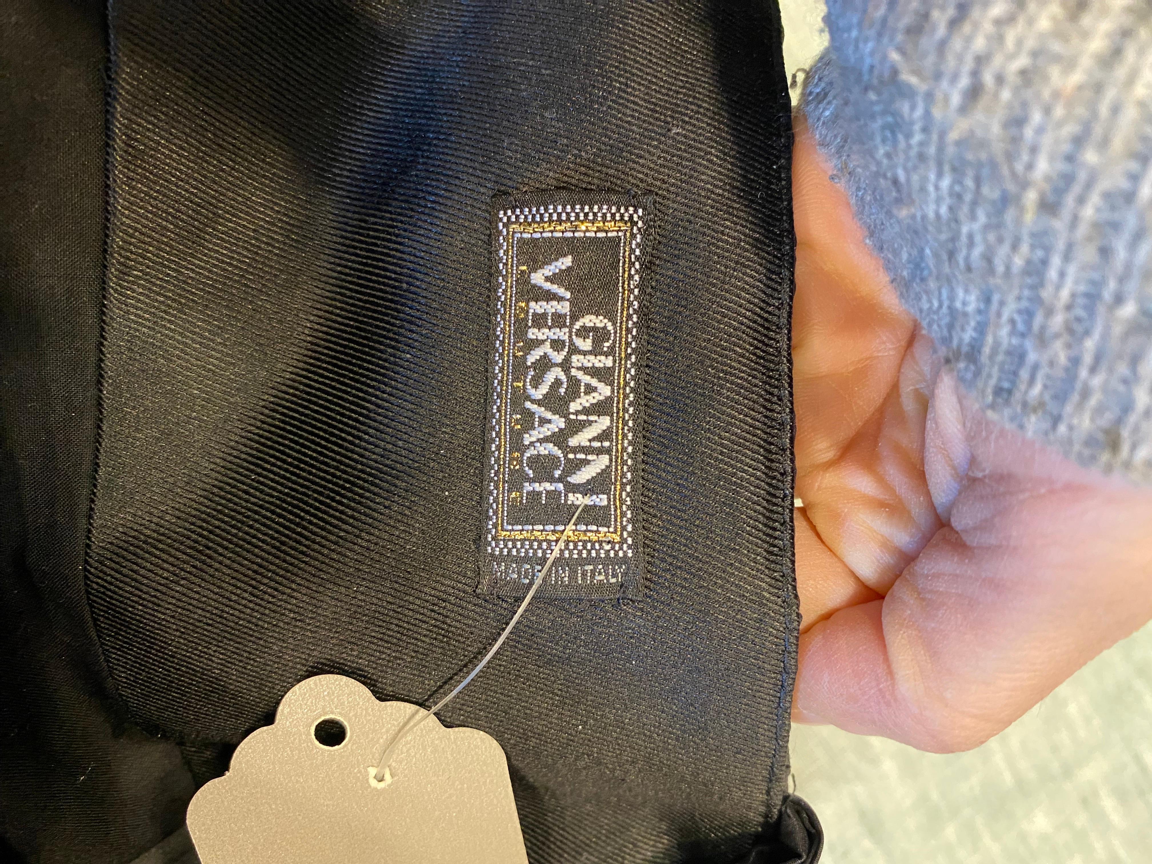 Gianni Versace Schwarzes Kleid im Angebot 3