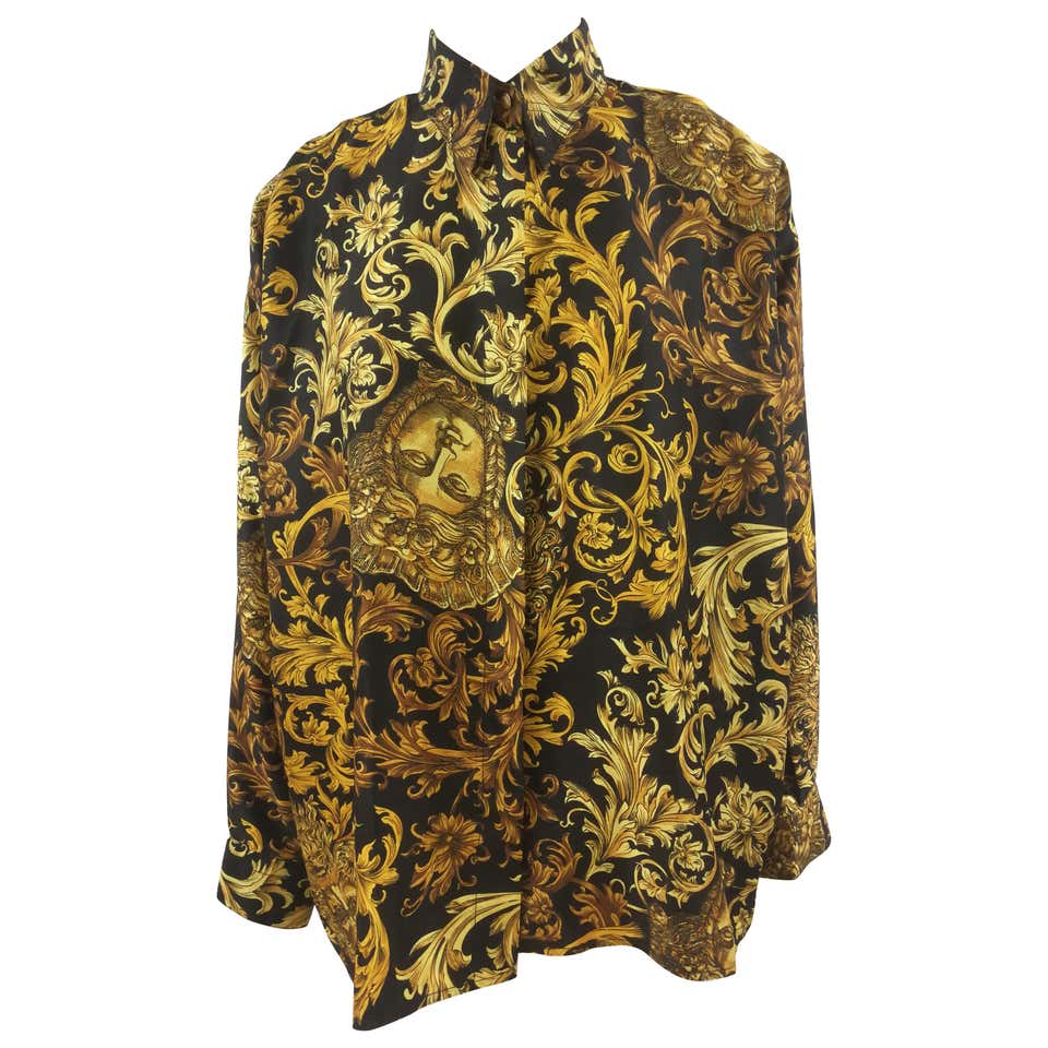 Vintage Gianni Versace Shirts - 152 For Sale at 1stdibs