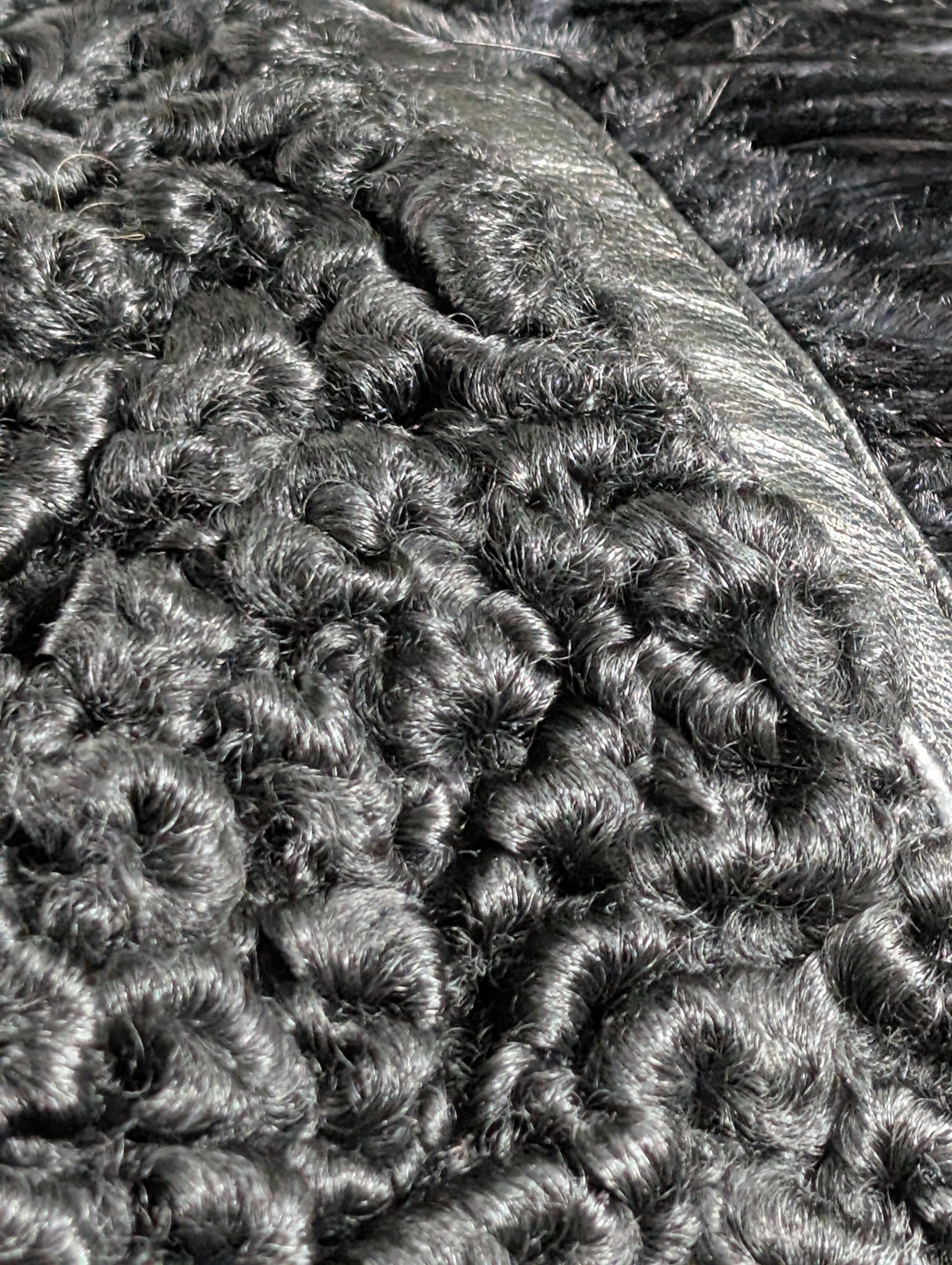 GIANNI VERSACE black leather coat with ostrich feathers For Sale 4