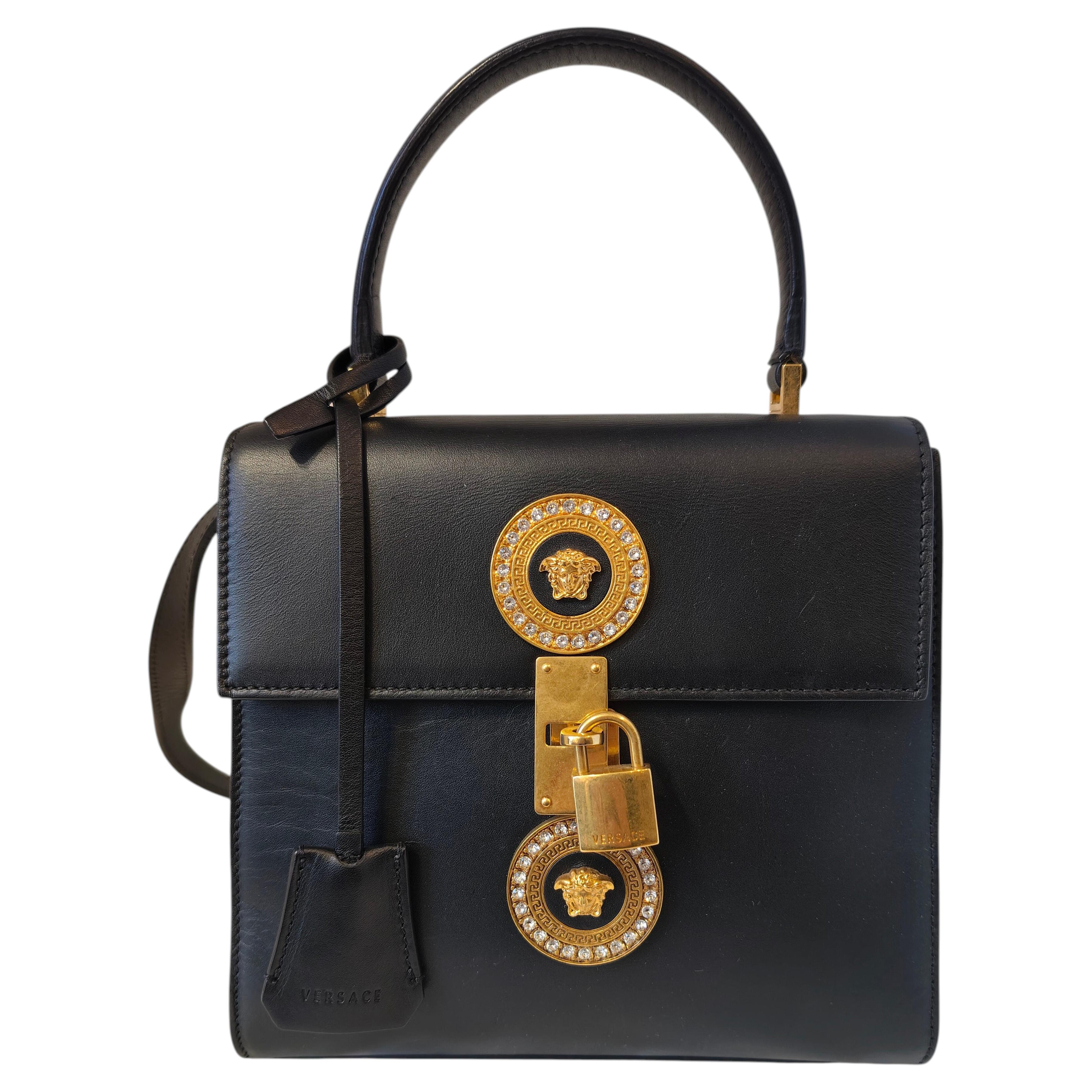 Where are Versace handbags made?
