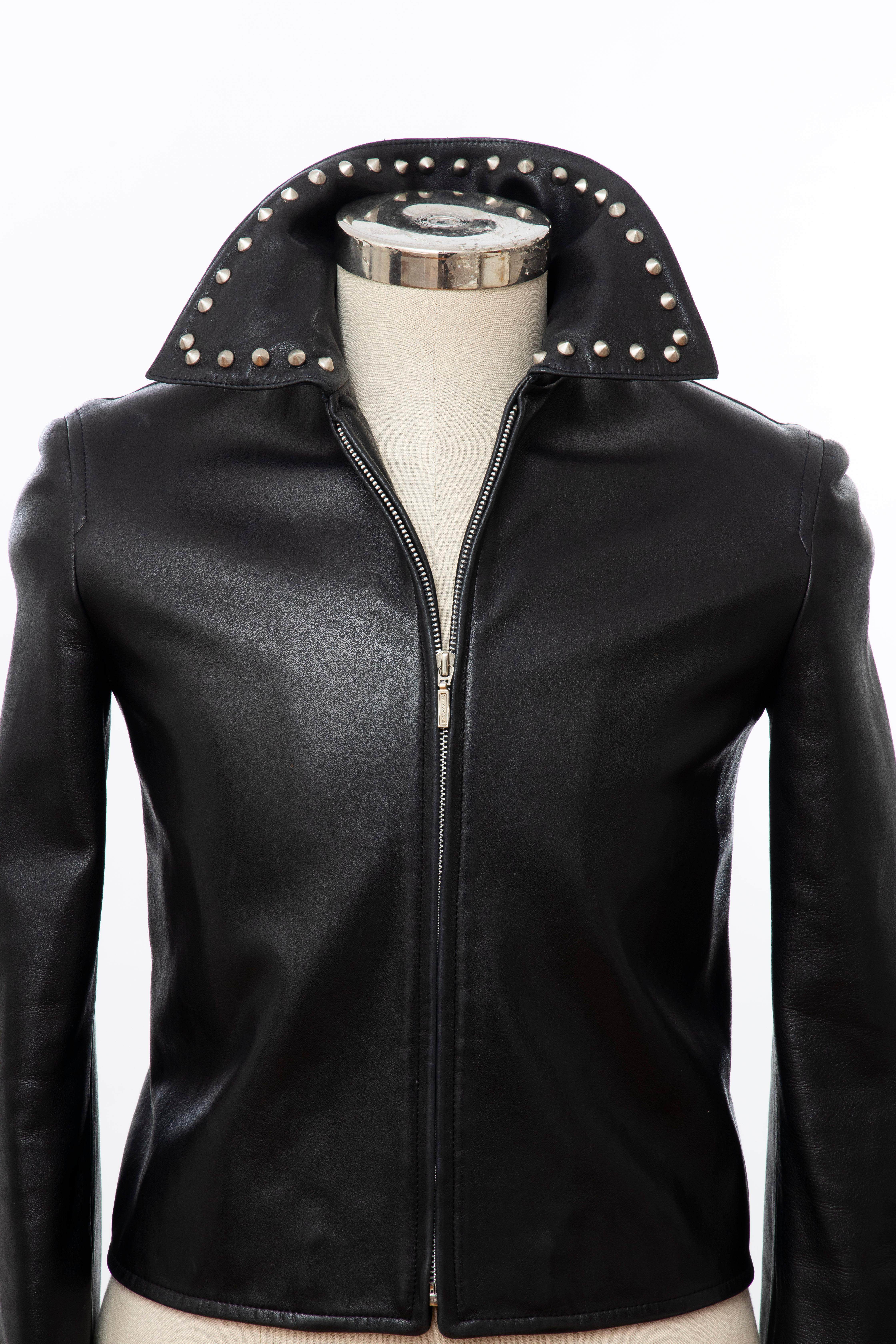 pewter leather jacket