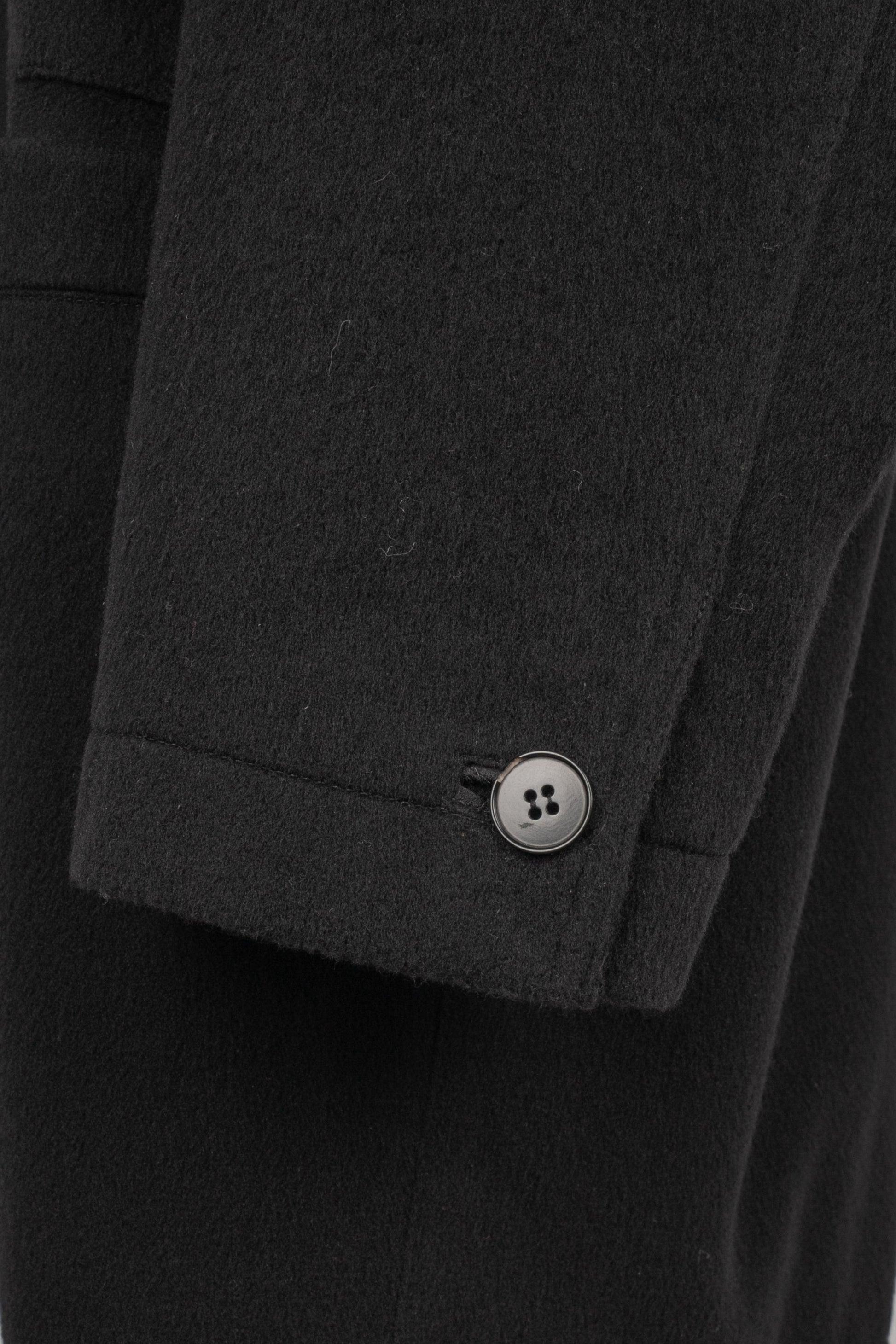 Gianni Versace Black Mid-length Men Coat For Sale 4