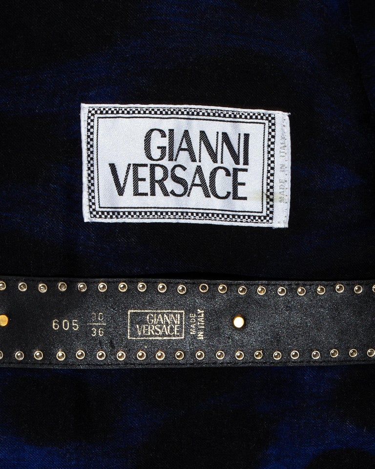 Gianni Versace Belt Dress Versace Belt Model Leather Belt Gianni Versace  Donatella Belt
