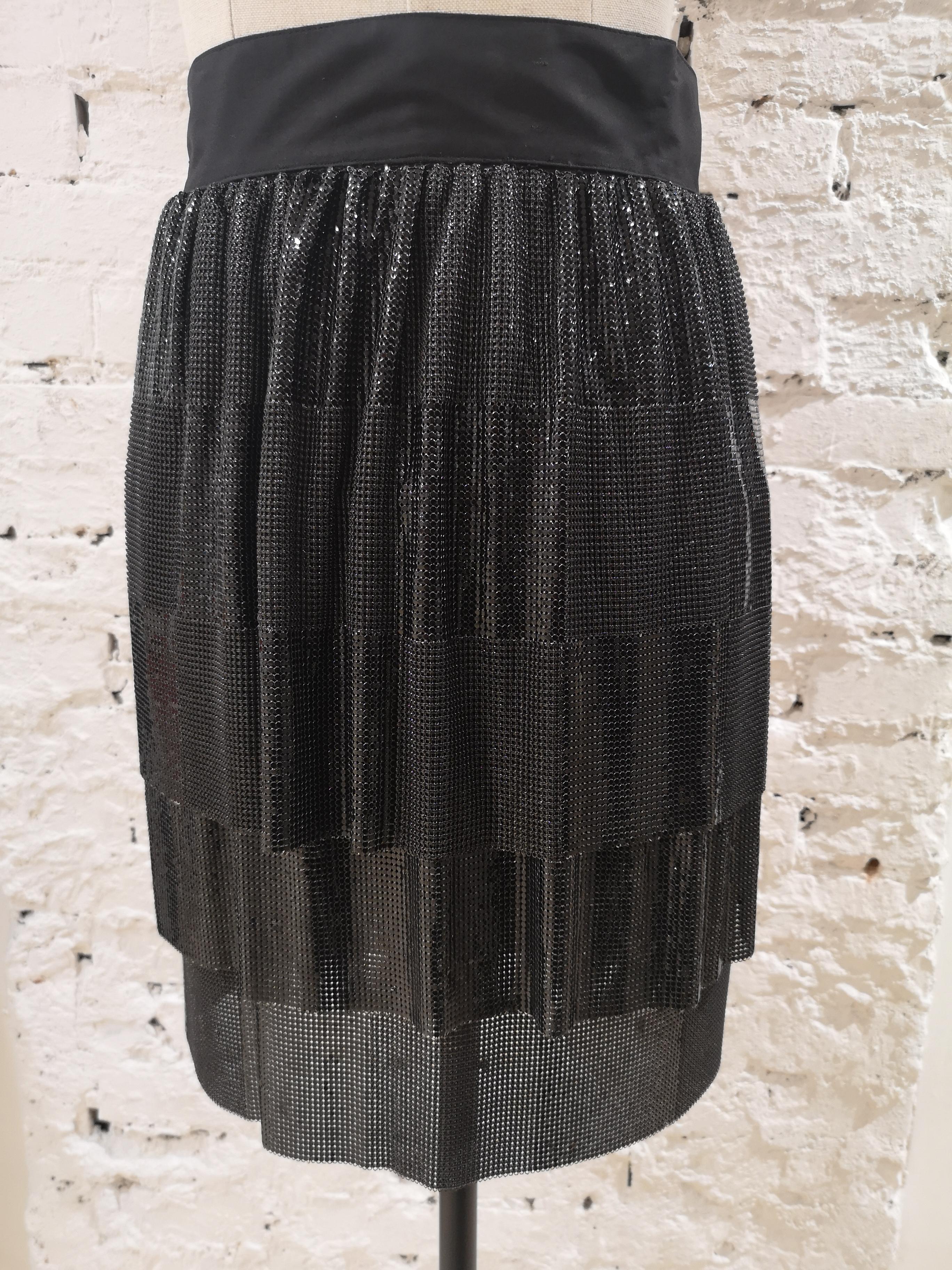 Gianni Versace black Skirt For Sale 8
