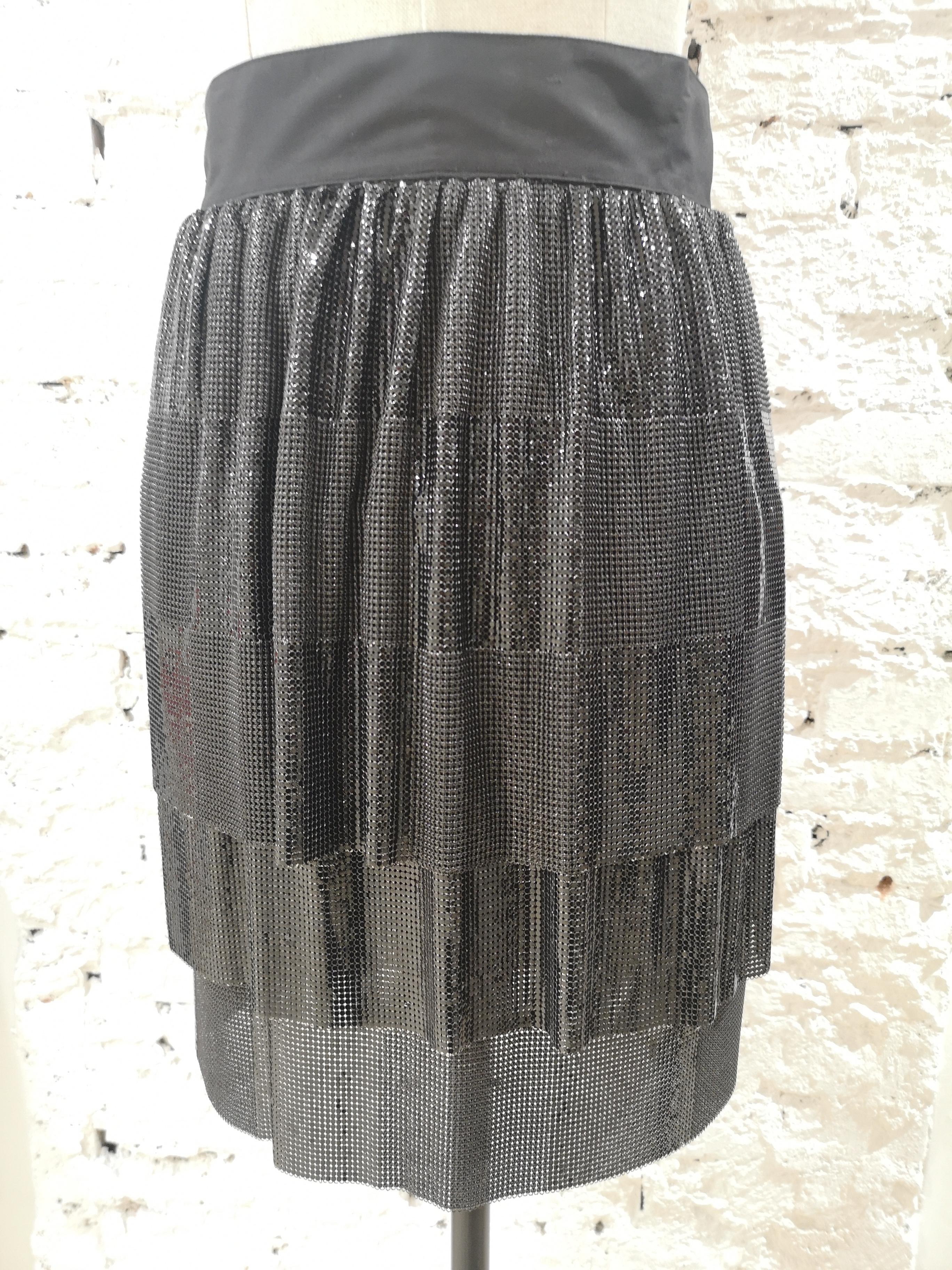 Gianni Versace black Skirt For Sale 9