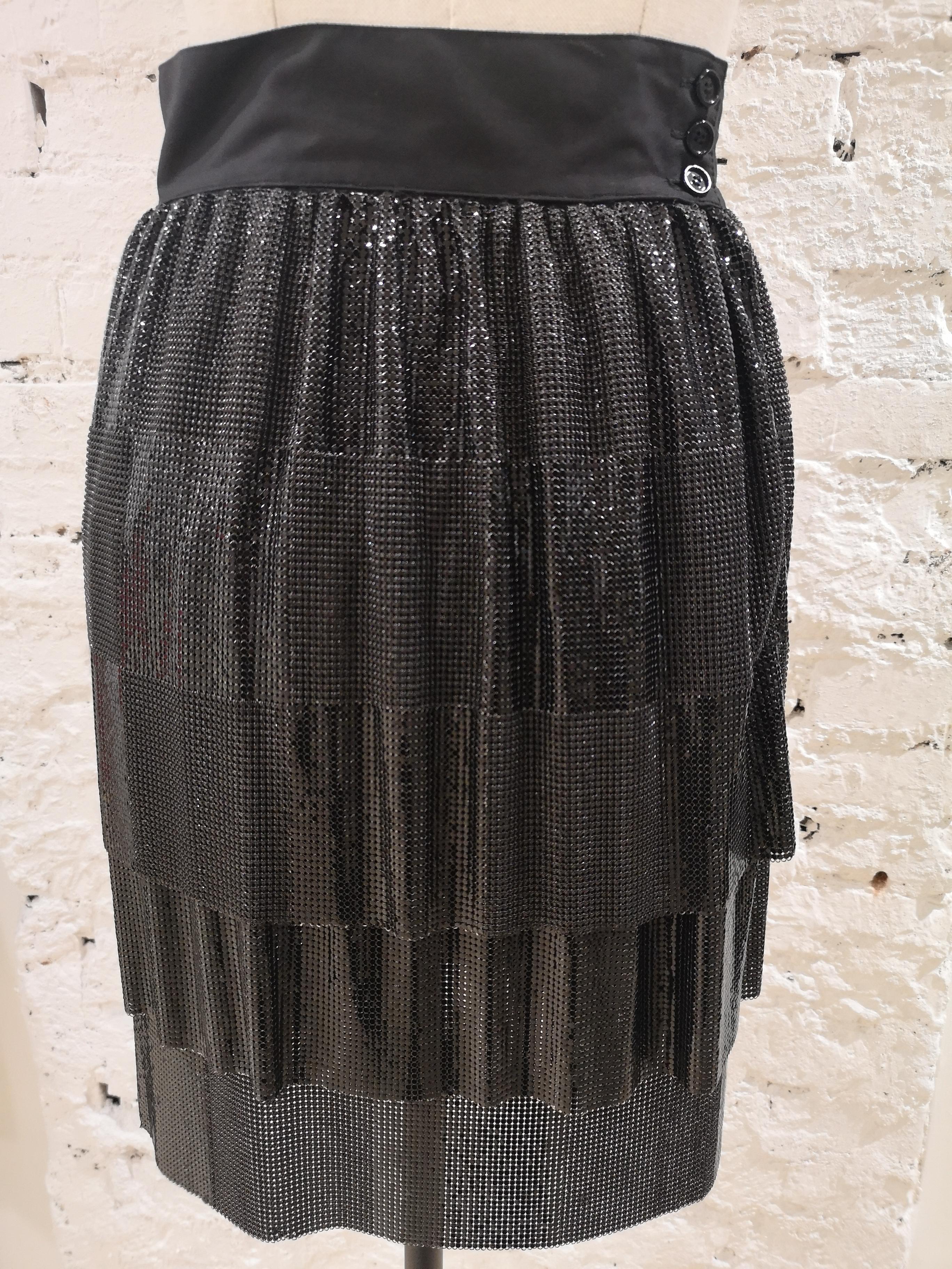 Gianni Versace black Skirt In Excellent Condition For Sale In Capri, IT