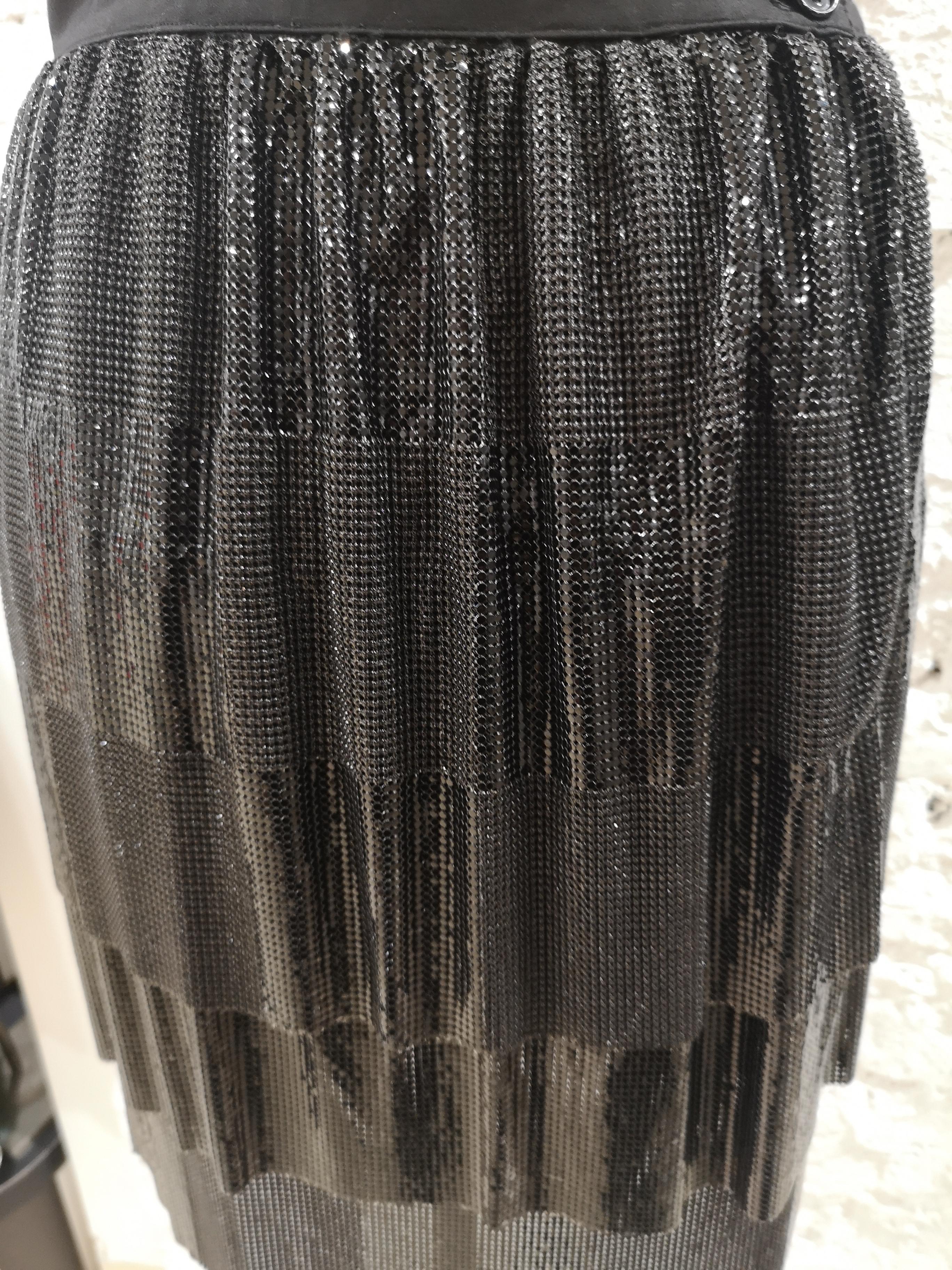 Gianni Versace black Skirt For Sale 2