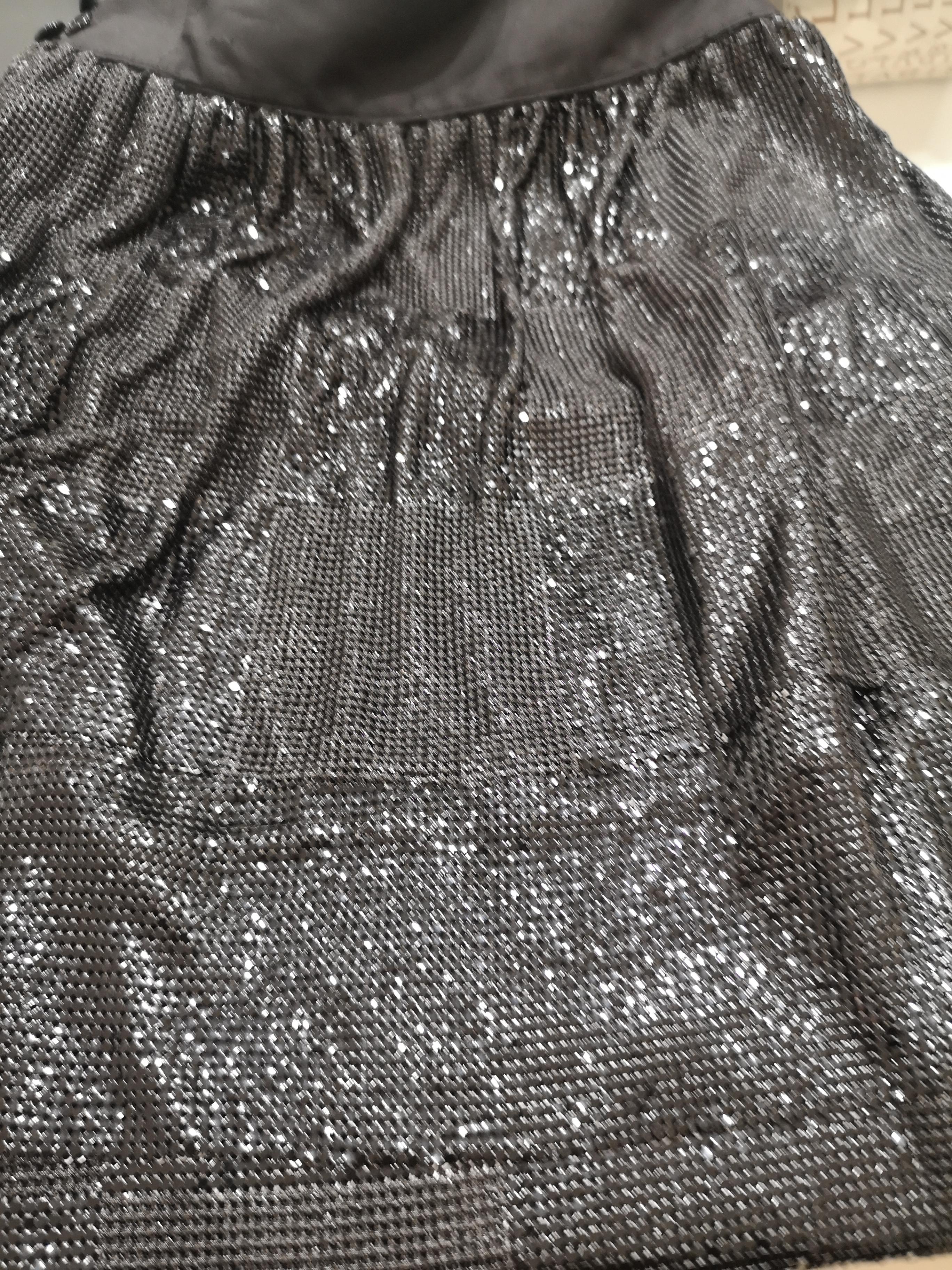 Gianni Versace black Skirt For Sale 3