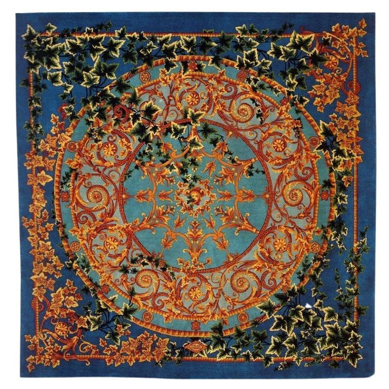 Gianni Versace, Blue Ivy Rug For Sale at 1stDibs