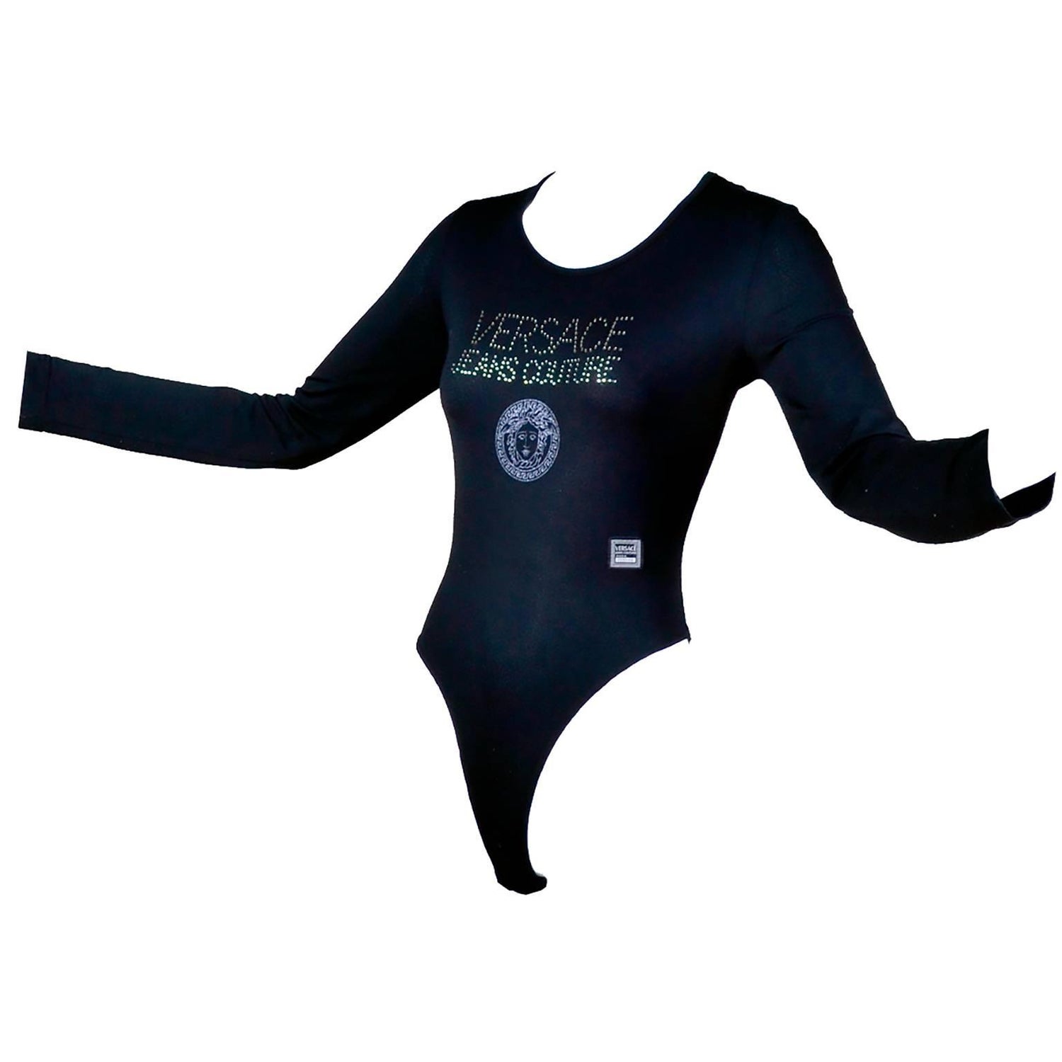 Gianni Versace Bodysuit Versace Jeans Couture Logo Top W Medusa