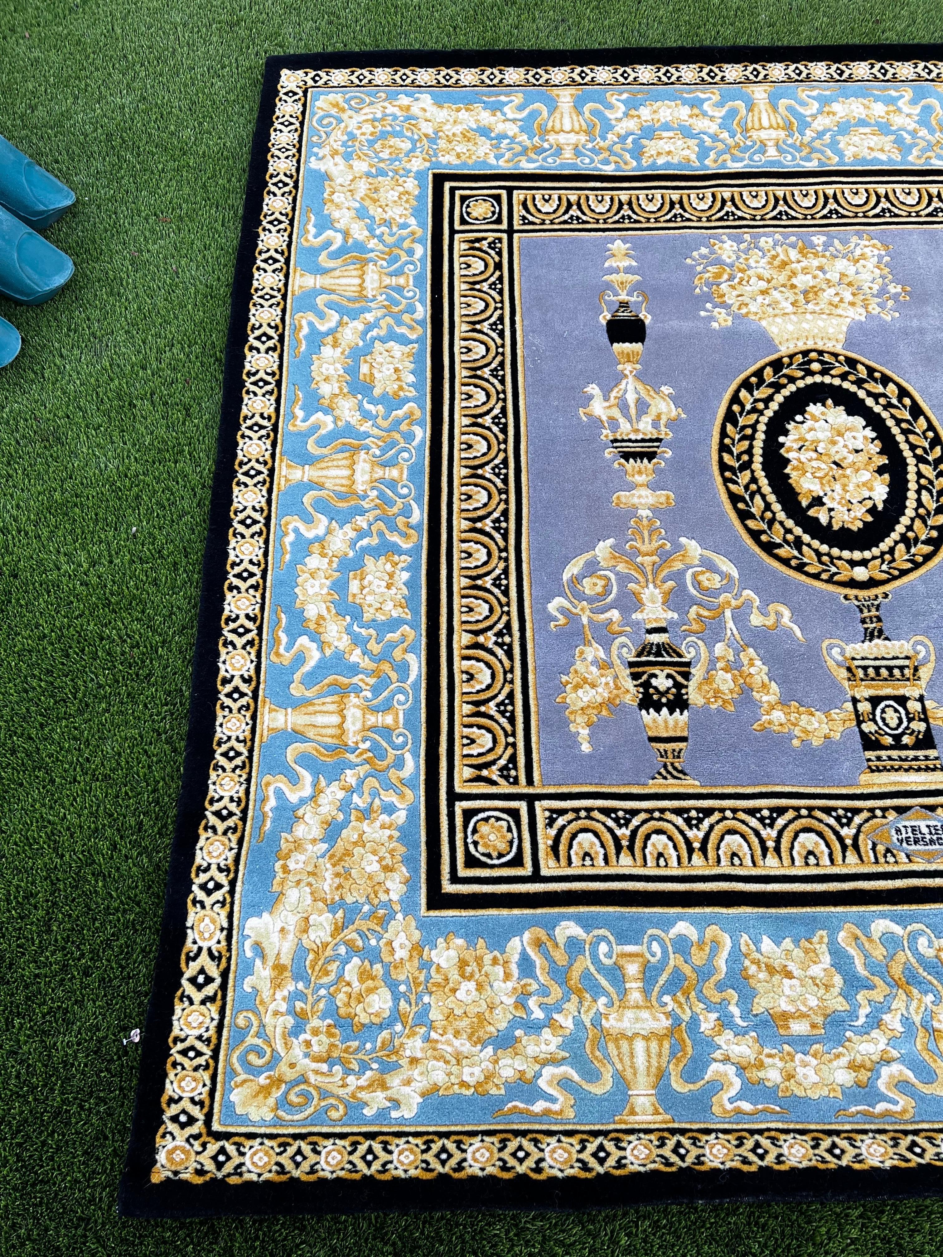 Gianni Versace Brocade Rug  For Sale 5