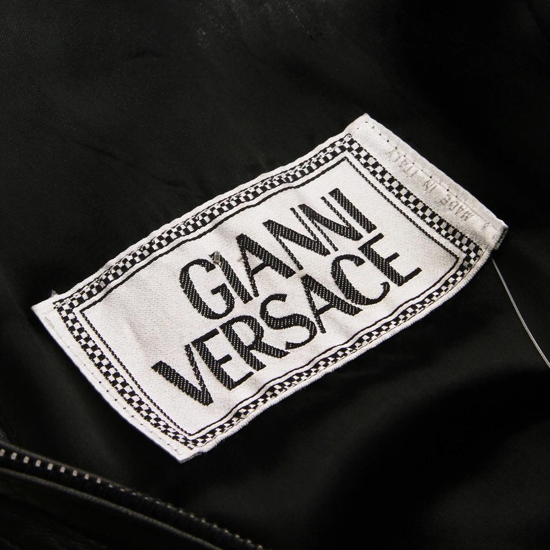 Women's or Men's Gianni Versace Byzantine Moto Jacket