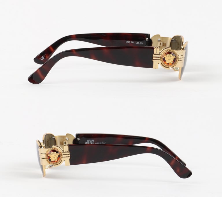 Versace Women\'s Sunglasses in Tortoise with Gold Medallions RARE trend s-l400.jpg main image 4