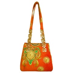 Gianni Versace Celestial Sun Shoulder Handbag 