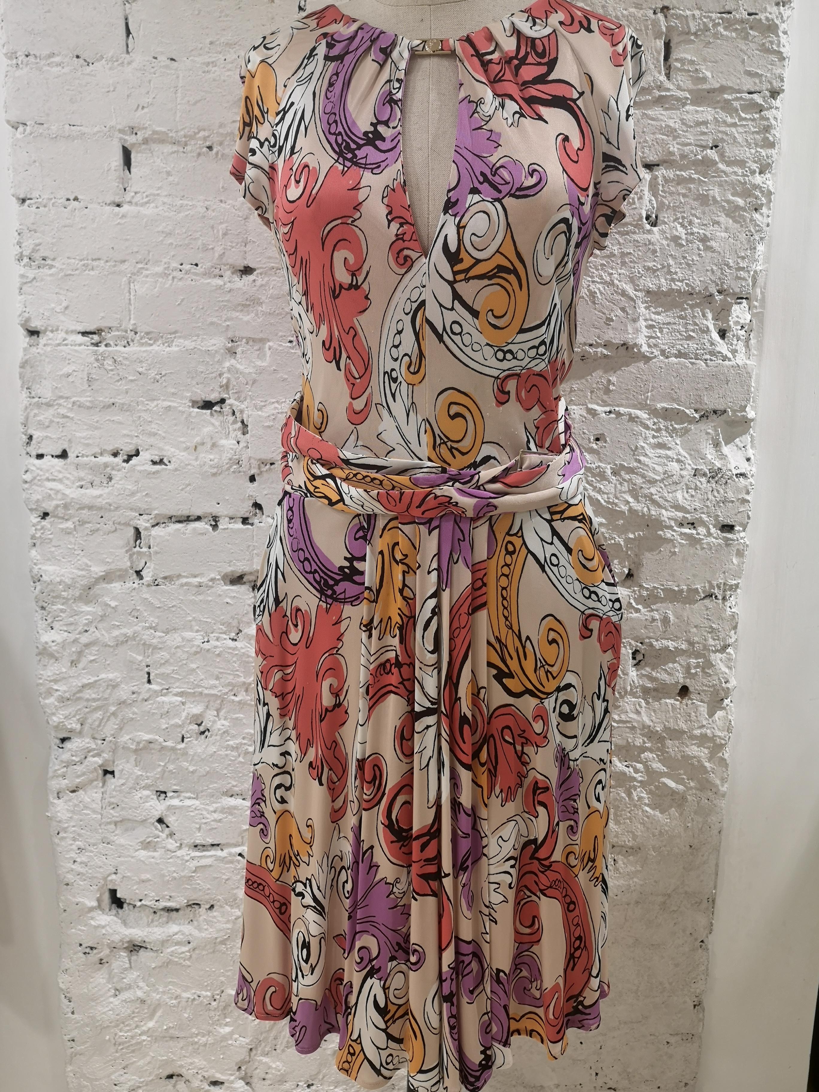 Gianni Versace Collection Jersey multicoloured Dress For Sale 1