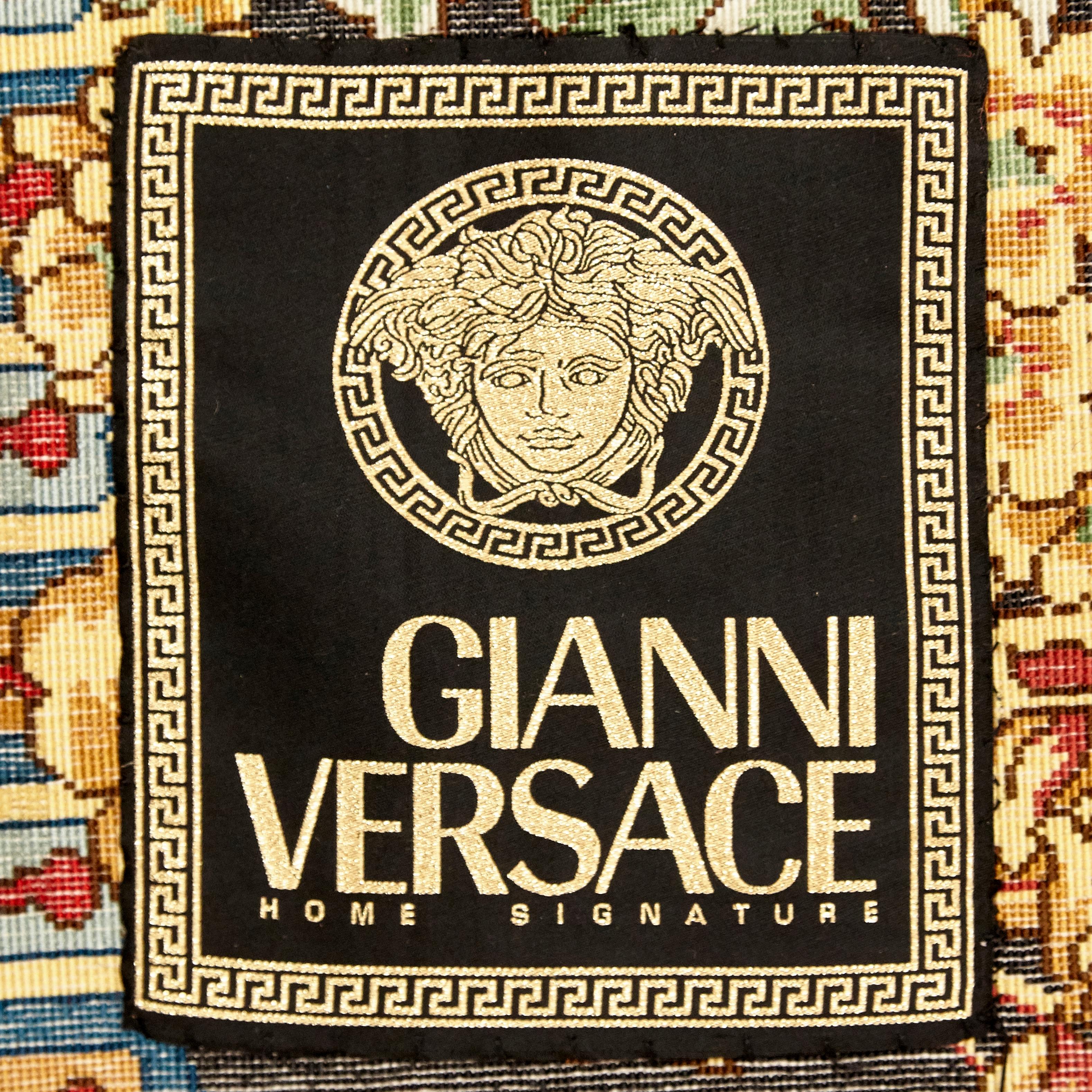 Gianni Versace Collection Rug Mandarin's Garden Silk, circa 1980 6