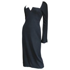 Gianni Versace Couture 1990s Bell Sleeve Dress