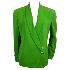 Gianni Versace Couture 1990's Greene & Greene Giacca a doppio petto-Taglia 42