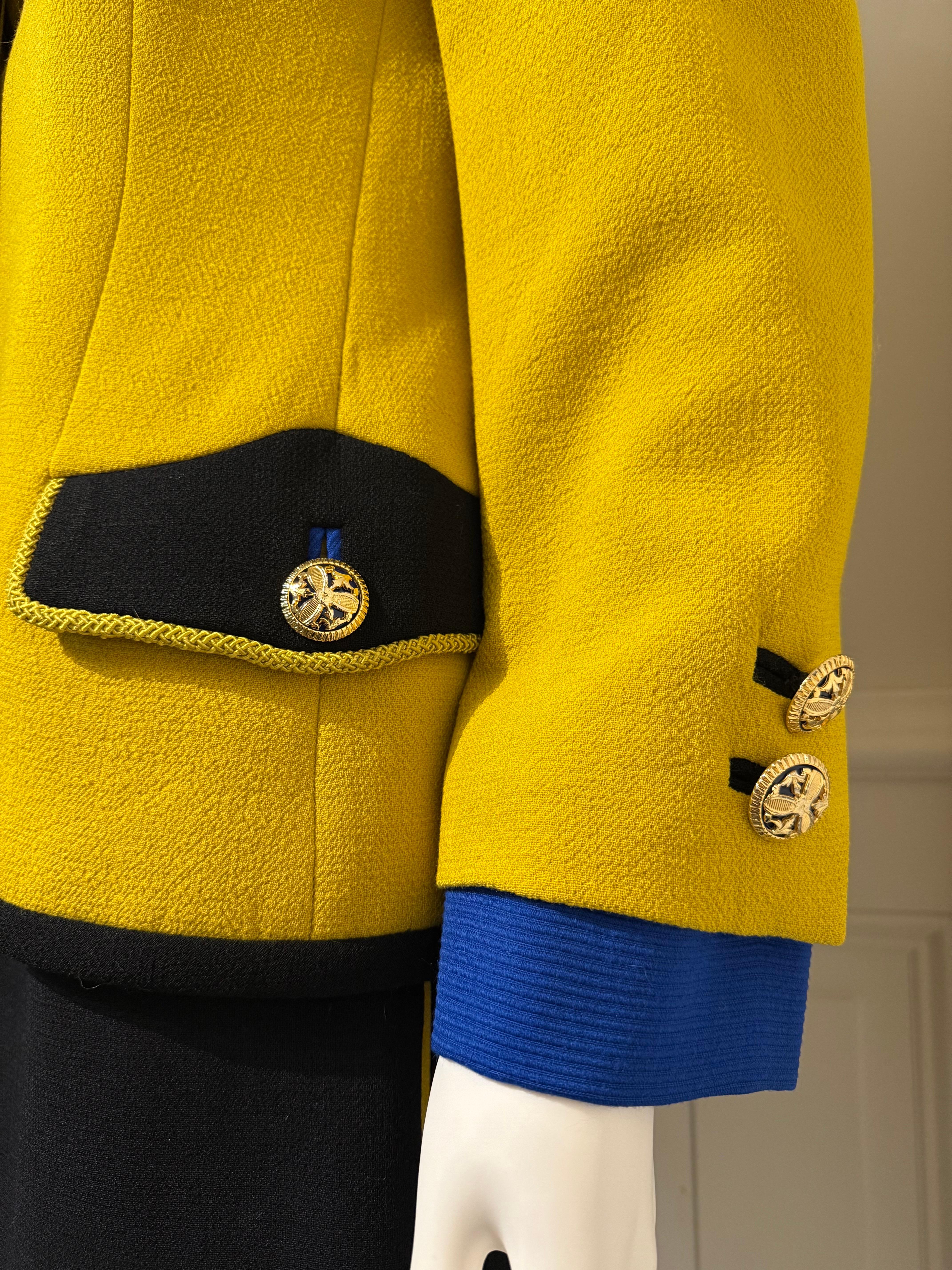 Gianni Versace Couture Automne/Hiver 1991/1992 iconique Runway jupe blazer tailleur Pour femmes en vente