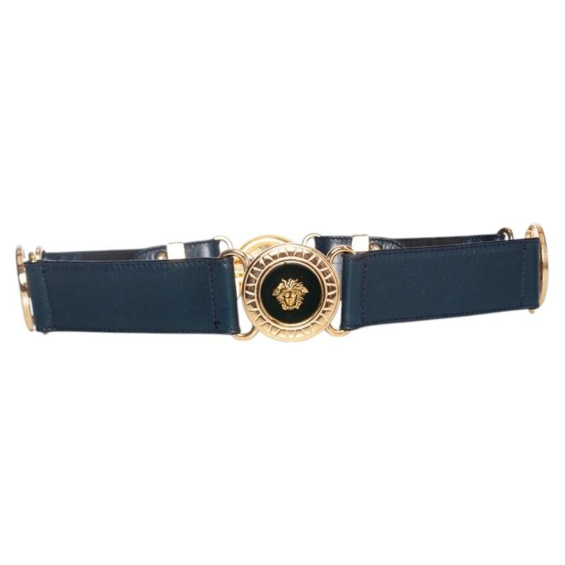 Gianni Versace Couture, Blauer Taillengürtel im Angebot