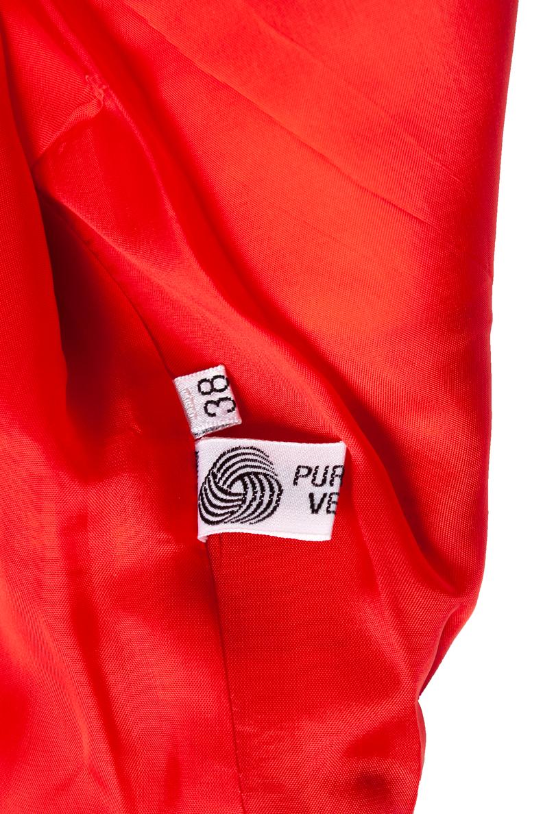 Gianni Versace Couture, Bondage collection runway red blazer For Sale 2