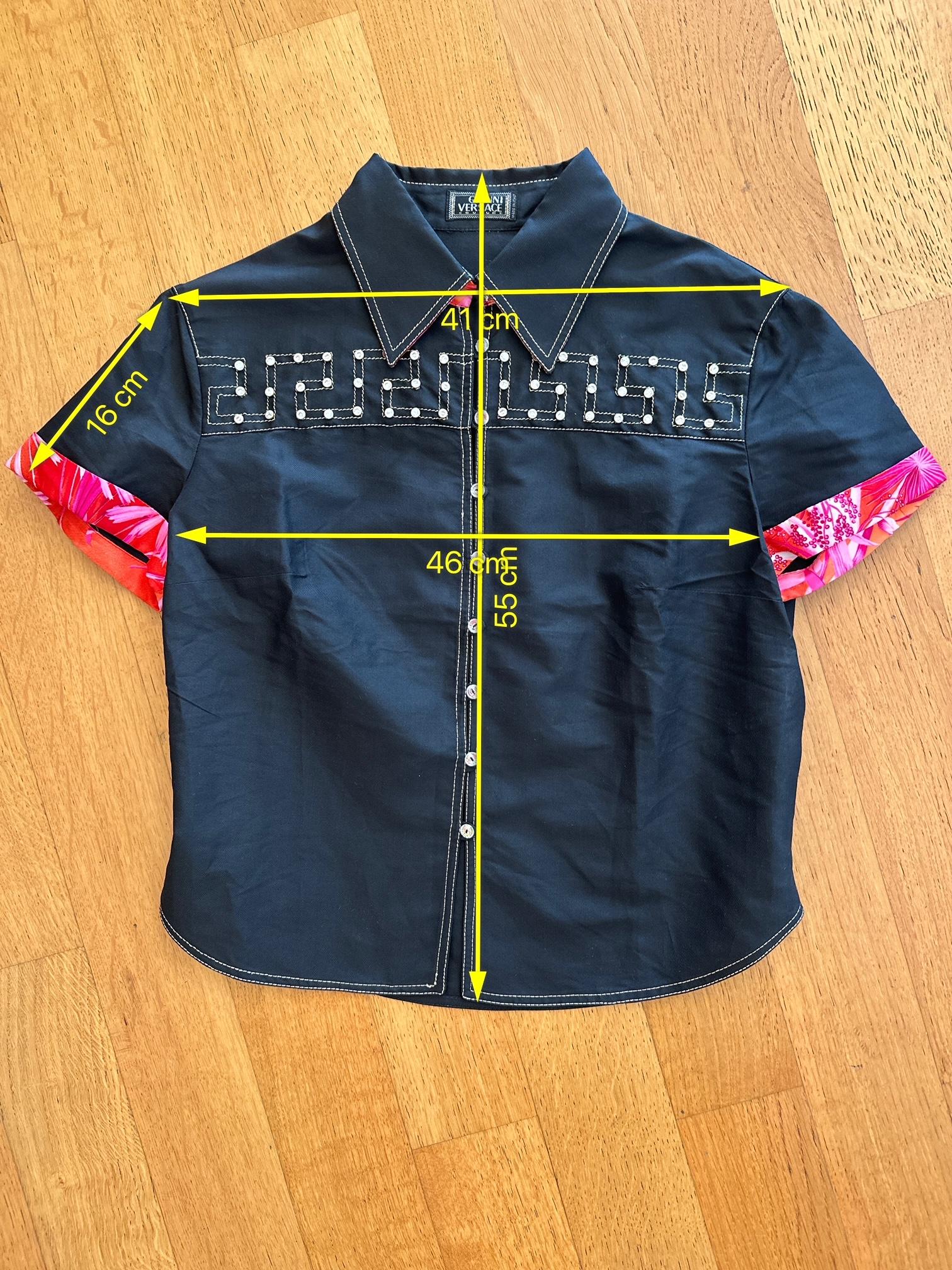 Gianni Versace Couture camicia vintage 2000 For Sale 5