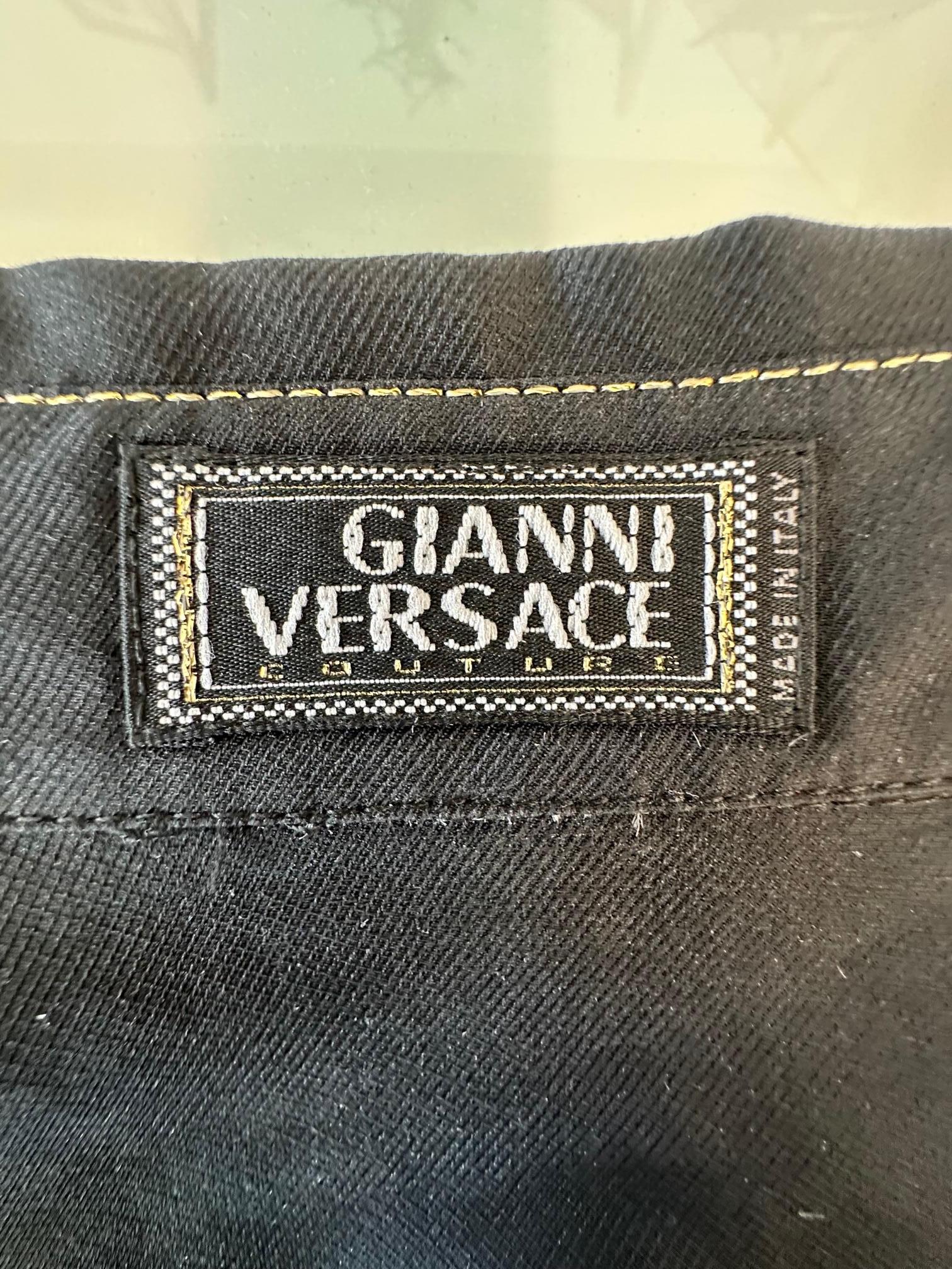 Gianni Versace Couture camicia vintage 2000 For Sale 3