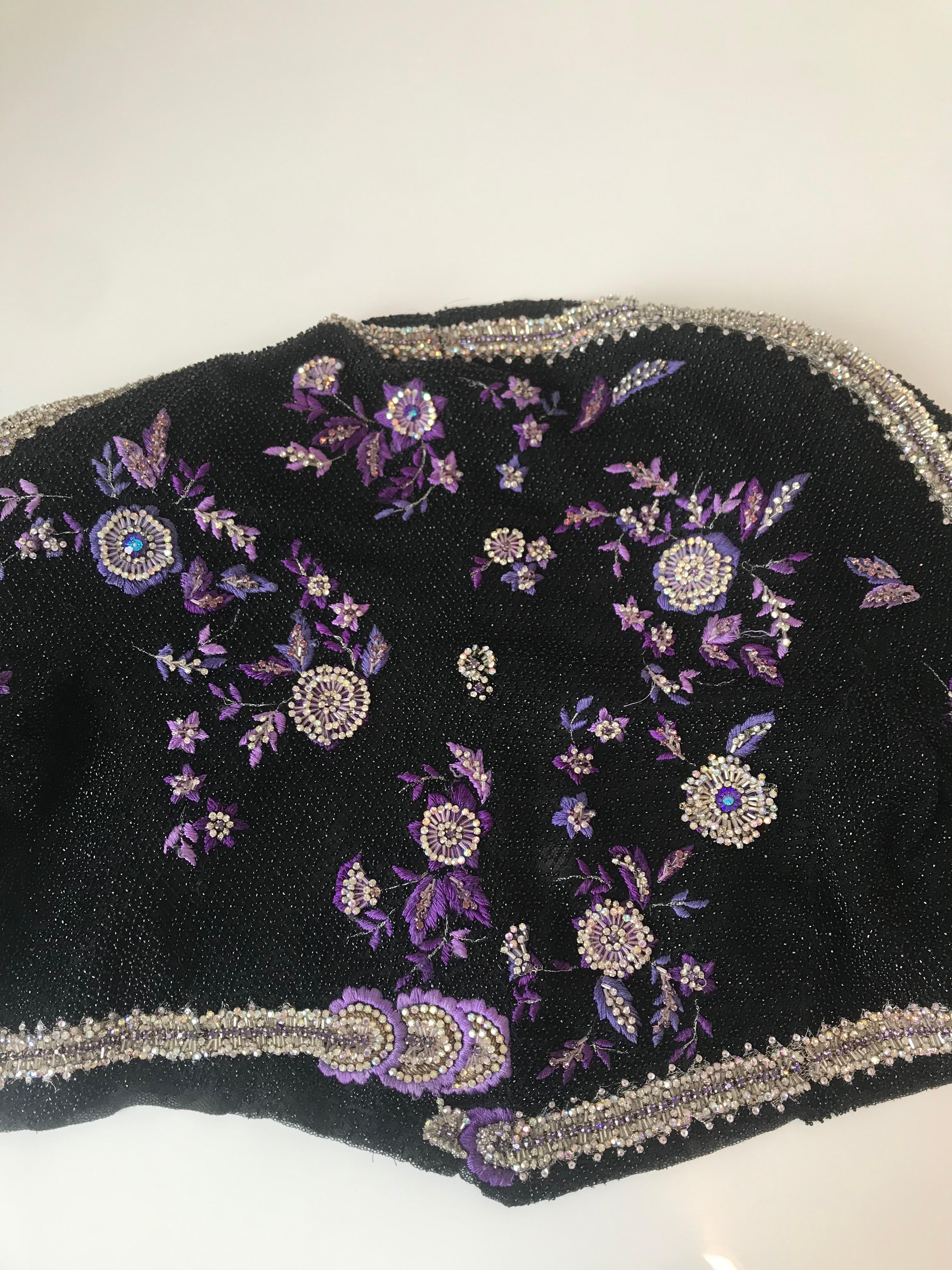 Gianni Versace Couture Crystal Beaded and Embellished Cropped Bolero For Sale 1