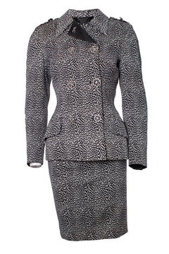 Gianni Versace Couture, double breasted blazer and skirt