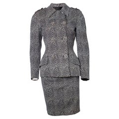 Gianni Versace Couture, double breasted blazer and skirt