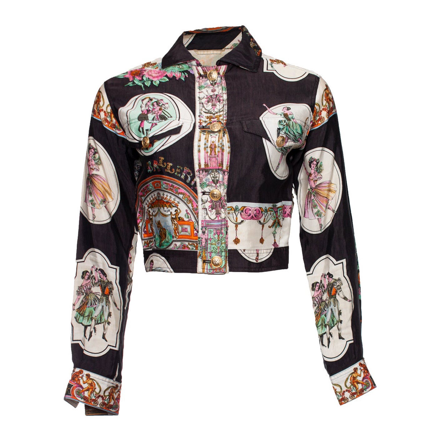 Gianni Versace couture, jacket with ballerina print