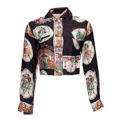 Gianni Versace Couture, Jacke mit Ballerina-Aufdruck