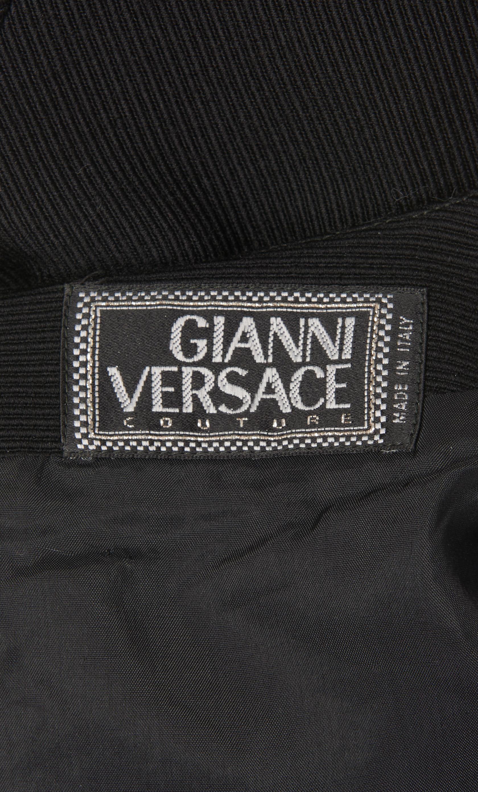 Women's Gianni Versace Couture, Jumpsuit with contrast cuffs, Autumn/Winter 1991 For Sale