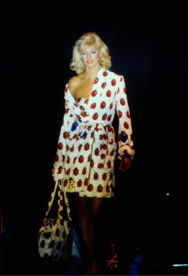 Gianni Versace Couture Ladybug Terry Cloth Dress, Spring-Summer 1995 at ...