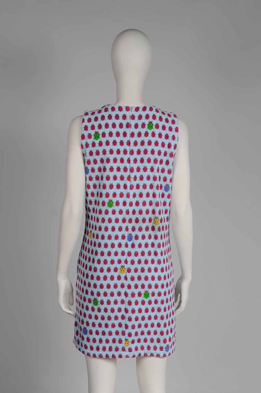 Gianni Versace Couture Ladybug Terry Cloth Dress, Spring-Summer 1995 1
