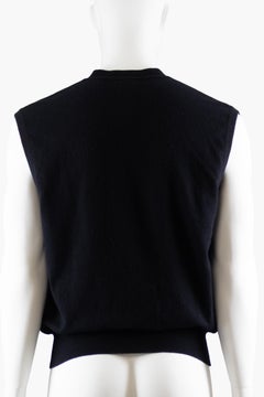 Gianni Versace Couture Wool 1990s Sweater Vest