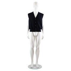 Gianni Versace Couture Medusa-Button Sweater Vest Circa 1990s