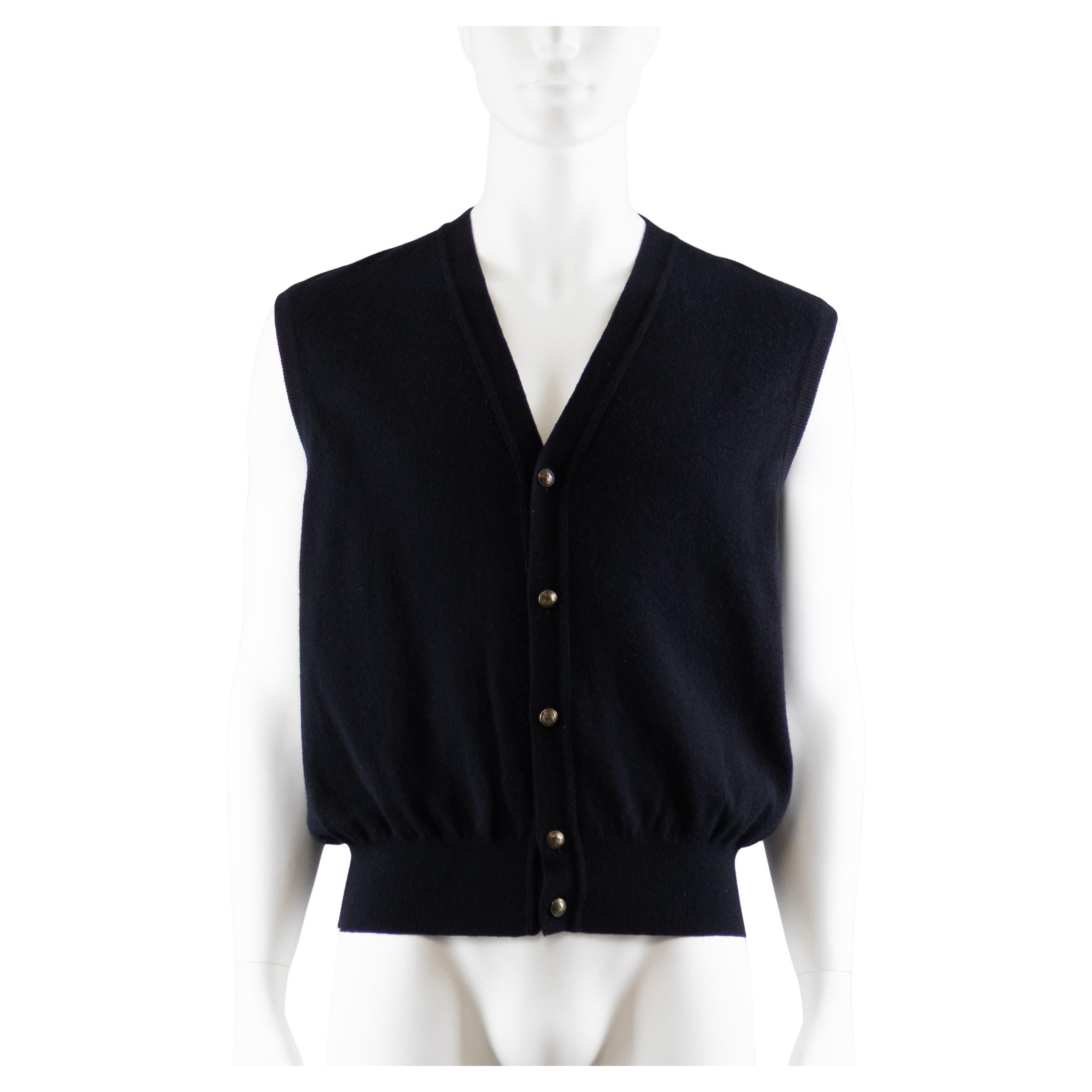 Gianni Versace Couture Gilet à boutons en forme de méduse Circa 1990