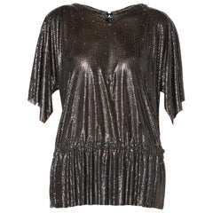 Gianni Versace Couture, Mesh metal Oroton top, Autumn/Winter 1983