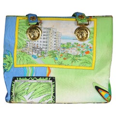 Gianni Versace Couture Miami Tasche Vintage beach print 1993