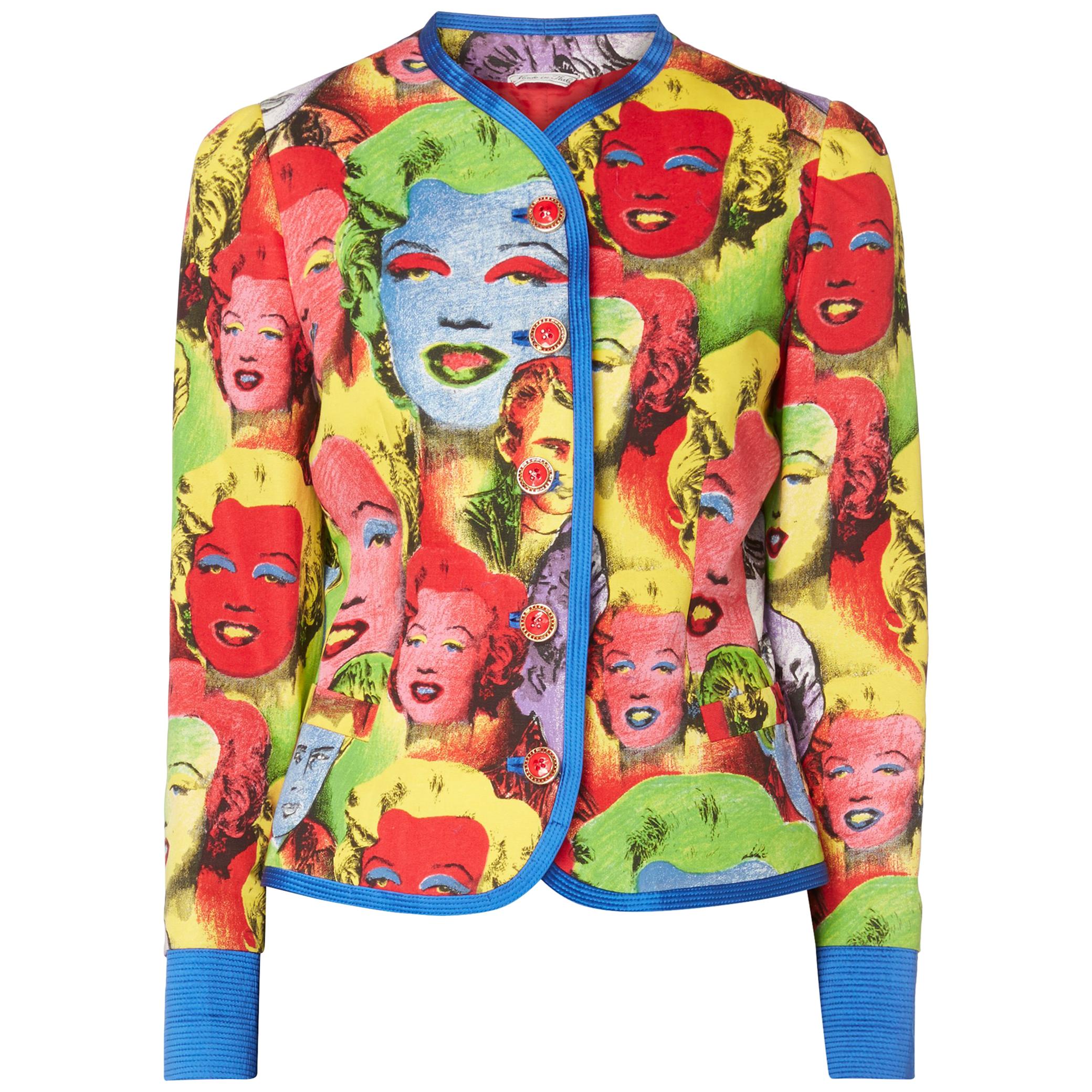 Gianni Versace Couture, Printed jacket, Spring/Summer 1991 For Sale