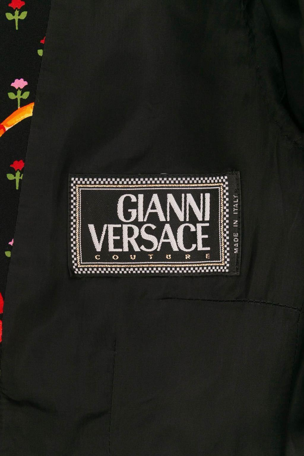 Gianni Versace Couture Silk Jacket For Sale 4