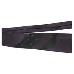 GIANNI VERSACE COUTURE Silk Necktie in Purple Colors Italy 1990