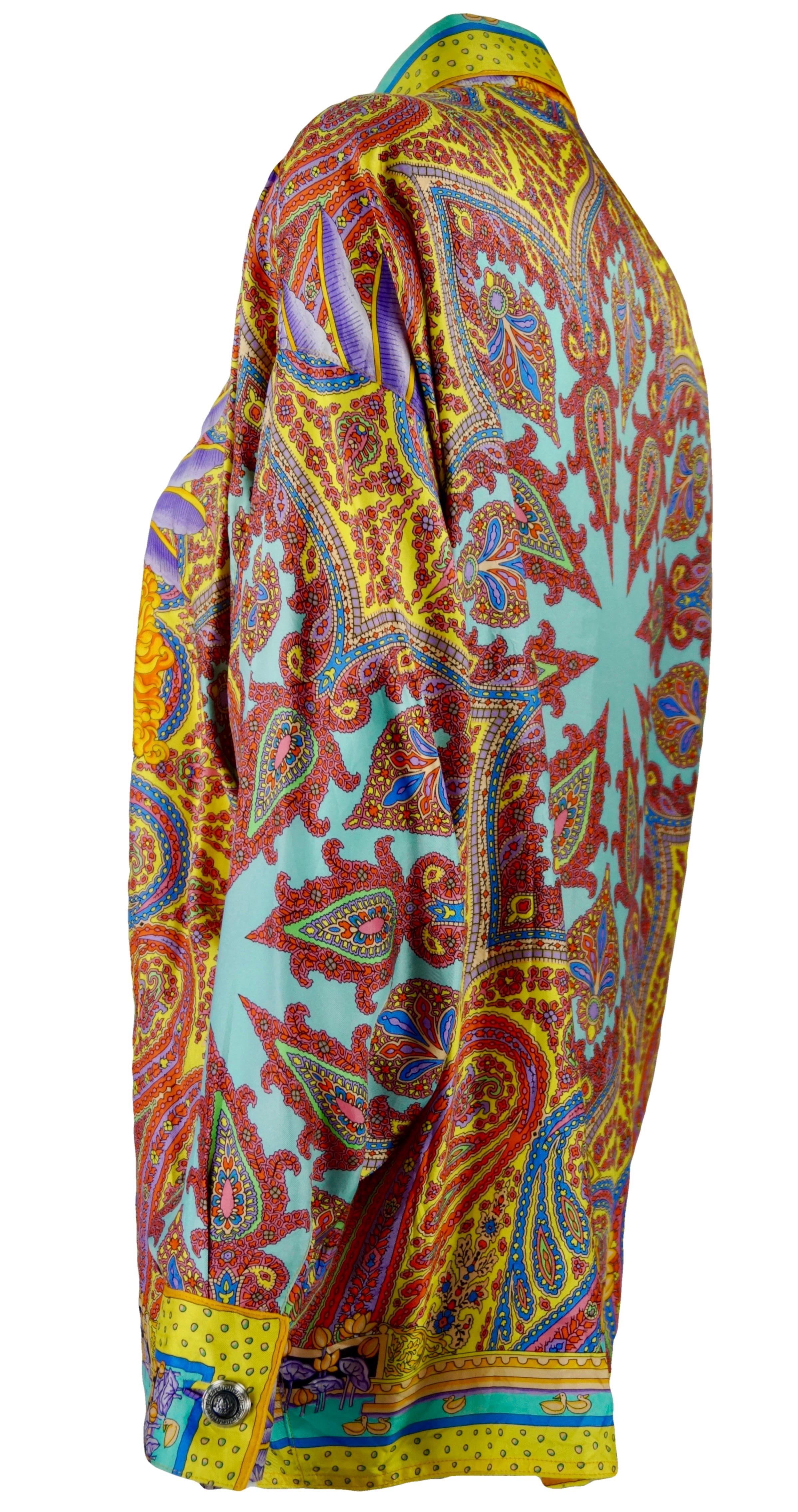 Gianni Versace Couture suit shirt and pants vintage 90s For Sale 4