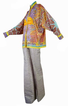 Gianni Versace Couture suit shirt and pants vintage 90s