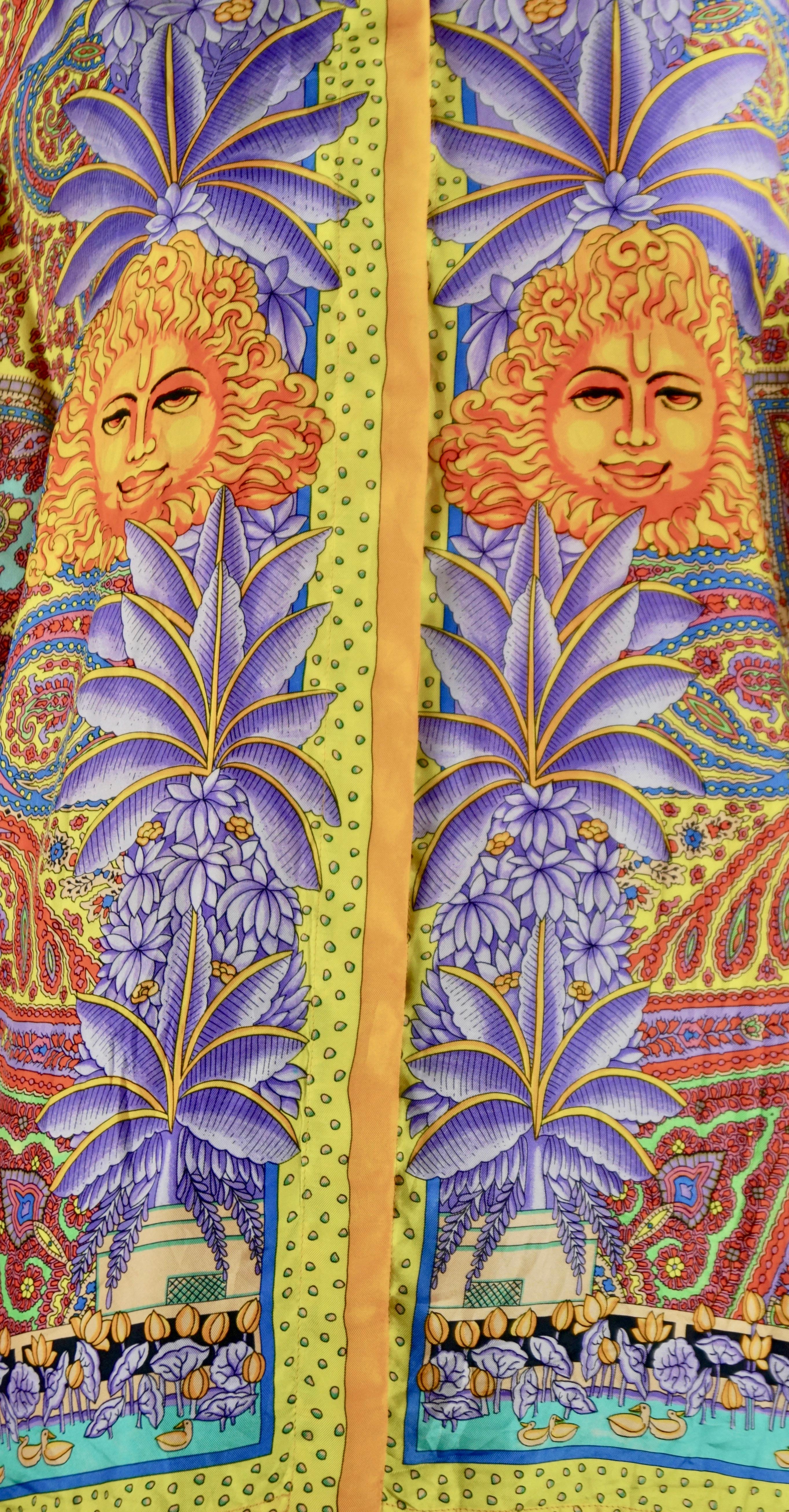 Women's Gianni Versace Couture suit shirt and pants vintage 90s For Sale