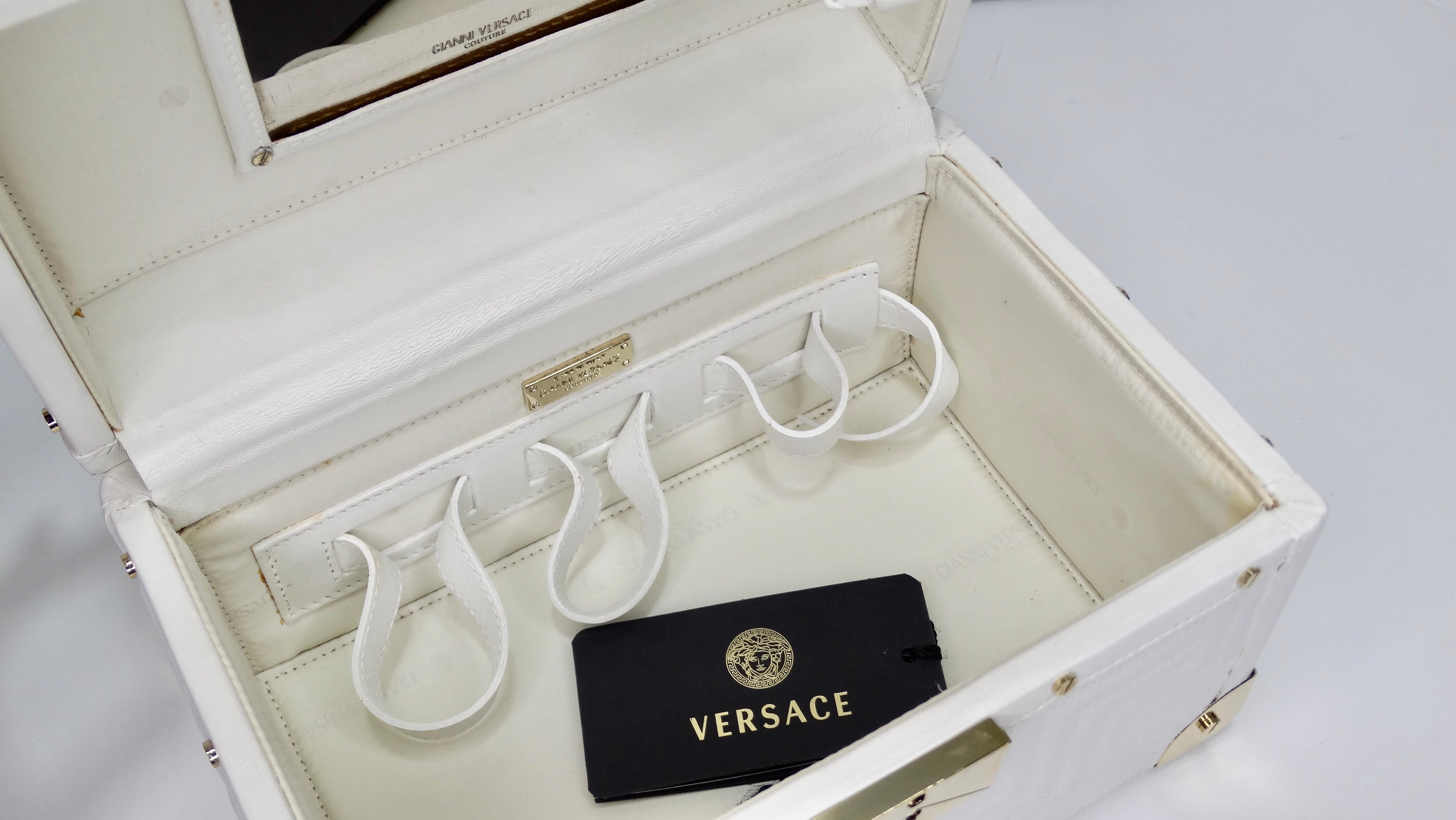 Gianni Versace Couture Train Case Bag For Sale at 1stDibs gianni
