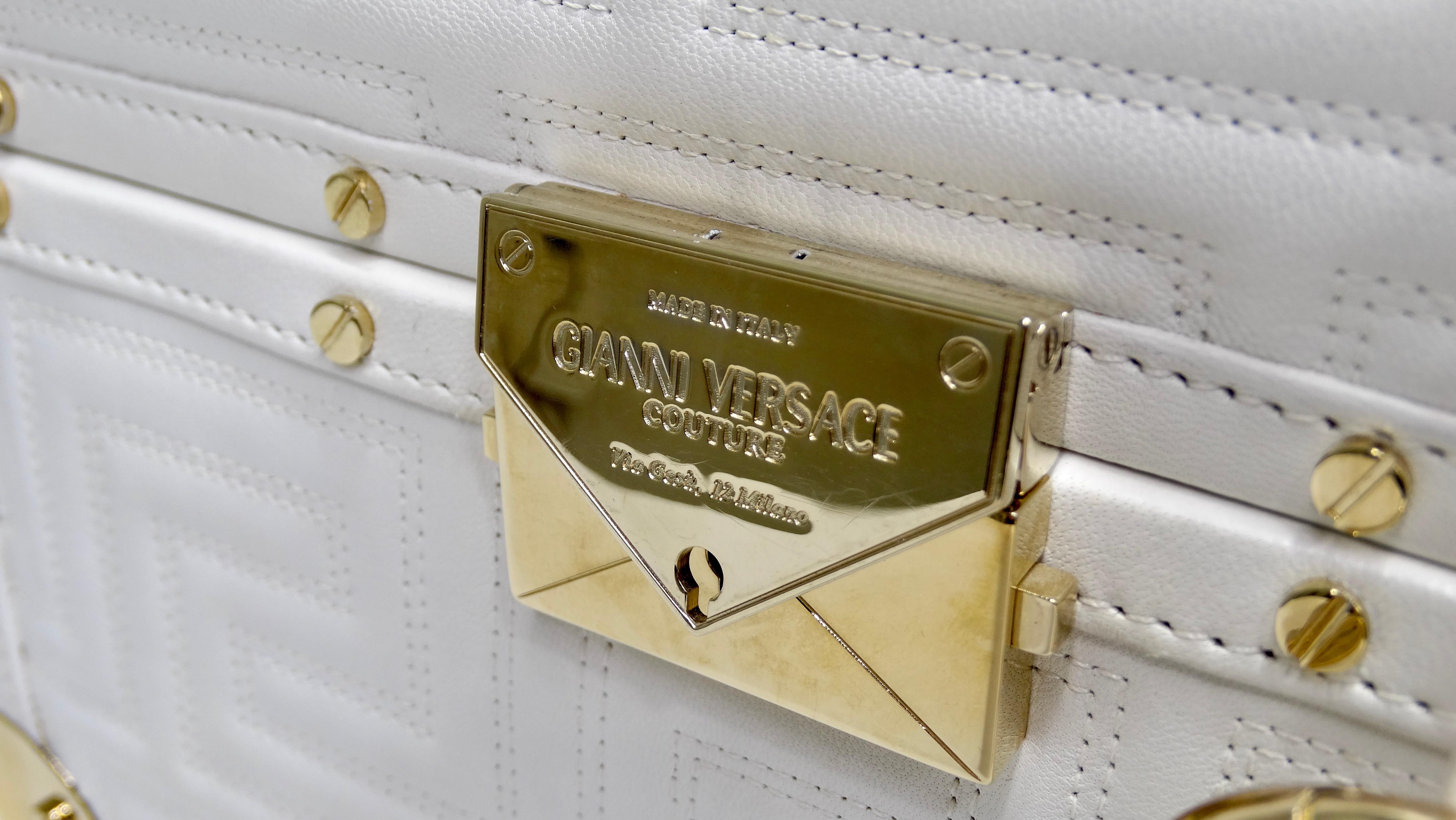 Gianni Versace Couture Train Case Bag For Sale at 1stDibs gianni