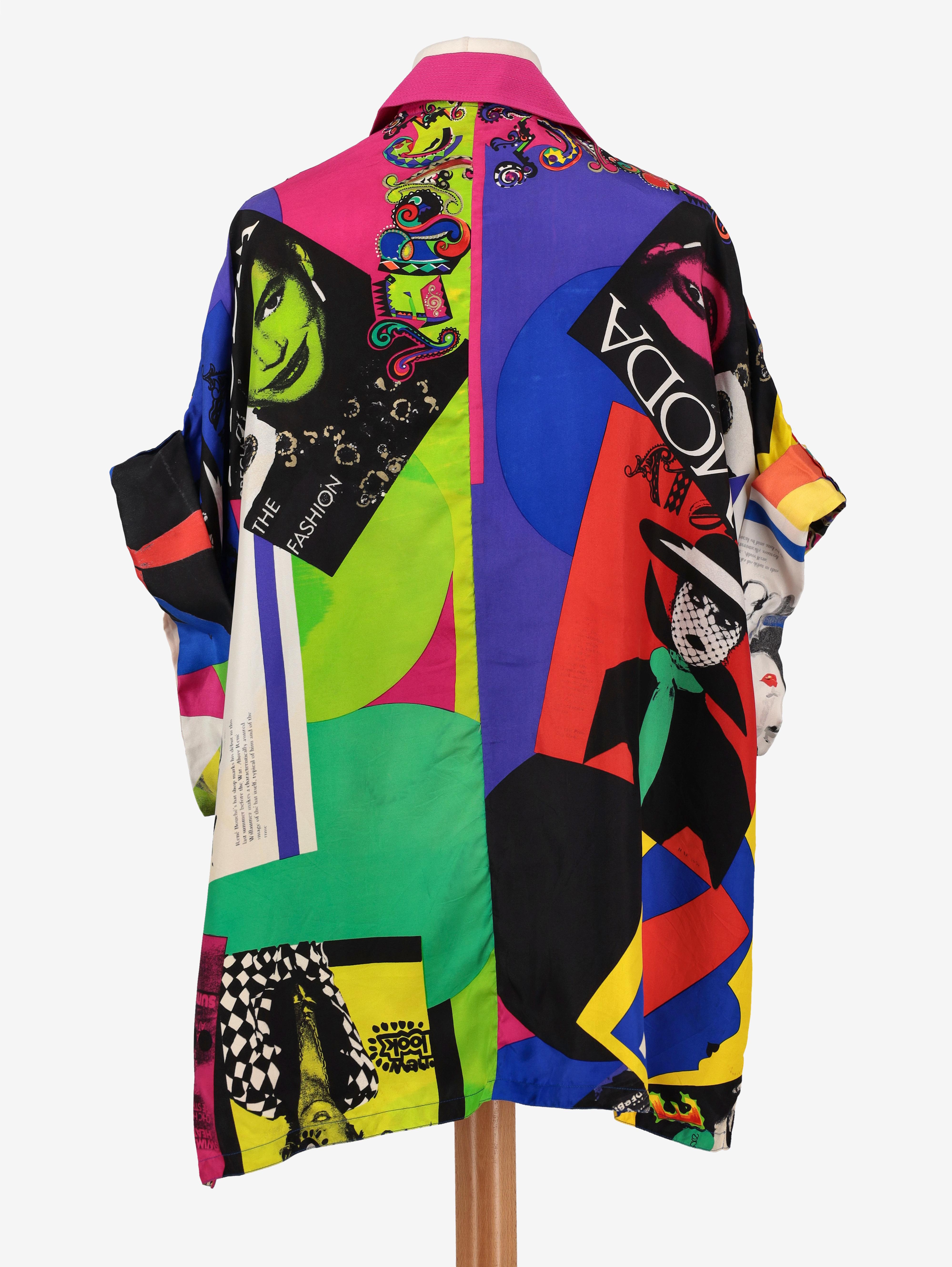 Gianni Versace Couture Vogue Shirt - 90s 1