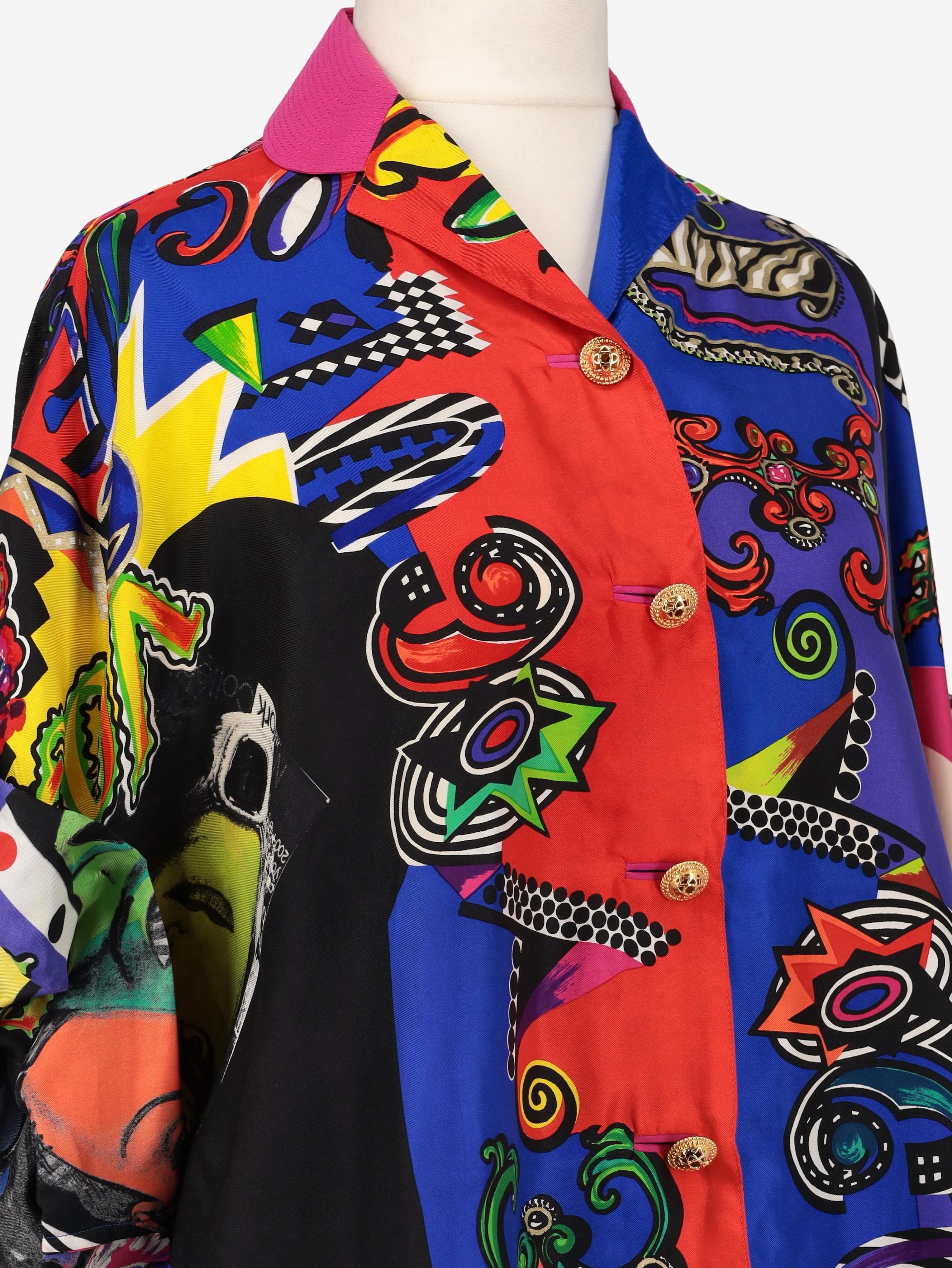 Gianni Versace Couture Vogue Shirt - 90s 4